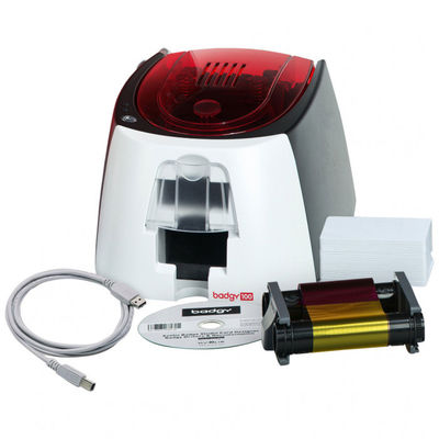 Evolis Badgy 100/200 in ấn trực tiếp in nhiệt In ấn thẻ nhận dạng PVC với một mặt